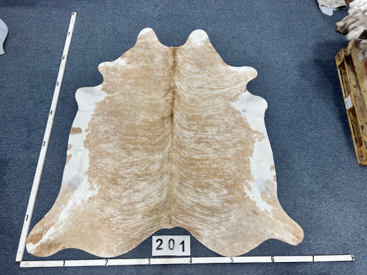 Beige & Palomino Cowhide Rug