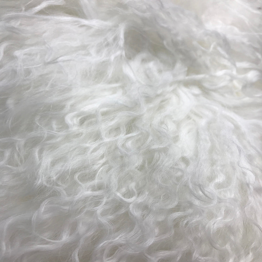 Bright White Tibetan Lamb Rugs