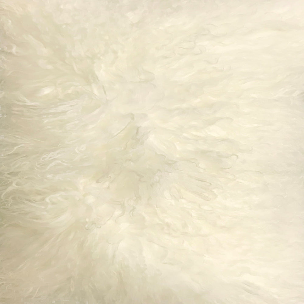 Creamy Natural White Tibetan Lamb Rugs