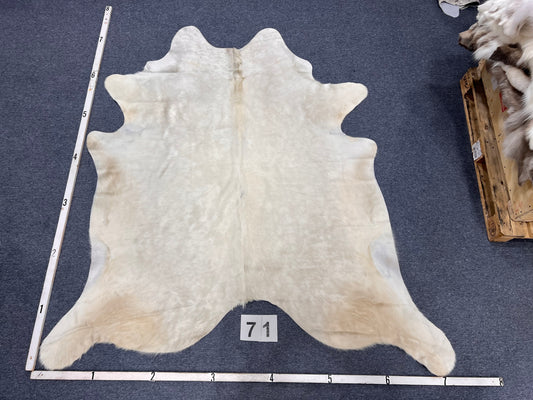 White Cowhide Rug